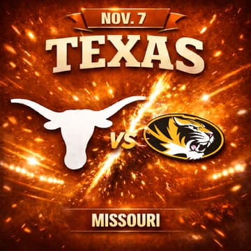 Cover Image for Texas Longhorns vs Missouri Tigers @ Faurot Field at Memorial Stadium, Columbia, Mo