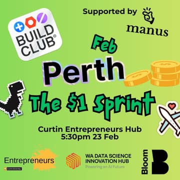 Cover Image for Build Club Perth x Manus: The $1 Sprint Challenge