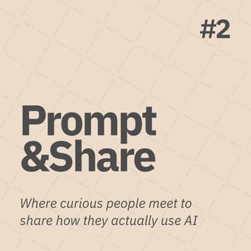 Cover Image for Prompt & Share #2
