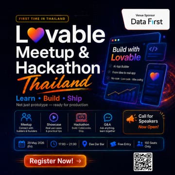 Cover Image for Lovable Meetup & Hackathon Thailand 2026