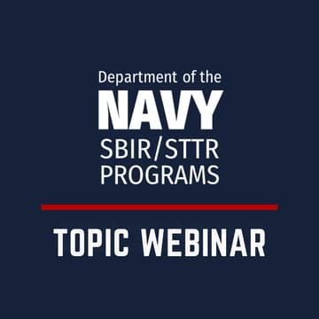 Cover Image for 2026 Navy SBIR CSO Release 1 – Open Topic Webinar