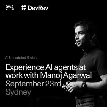 Cover Image for AI Unscripted Series: Experience AI agents at work with Manoj Agarwal