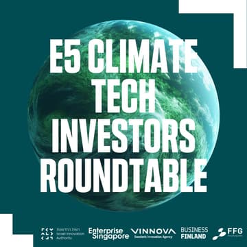 Cover Image for 🌍 E5 Climate Tech Investors Roundtable @ The Drop
