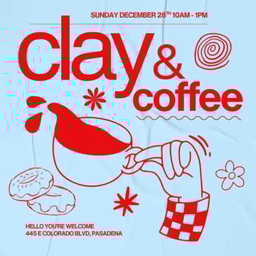 Cover Image for Clay & Coffee: A Ceramic Handbuilding Workshop