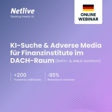 Cover Image for KI-Suche & Adverse Media Screening für Finanzinstitute