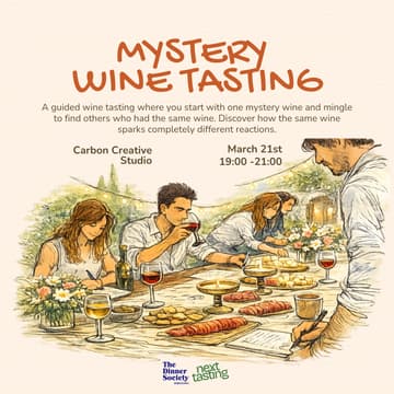 Cover Image for Mystery Wine Tasting