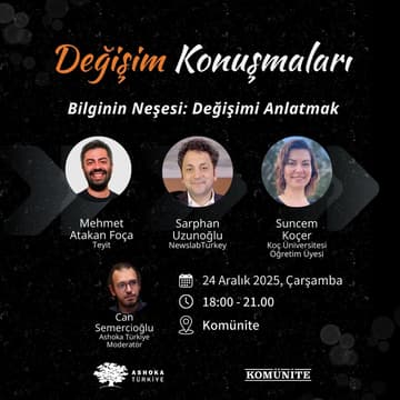 Cover Image for Değişim Konuşmaları - Bilginin Neşesi: Değişimi Anlatmak