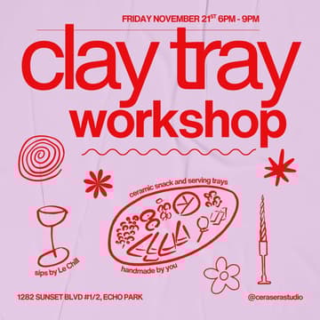 Cover Image for Clay Tray Workshop