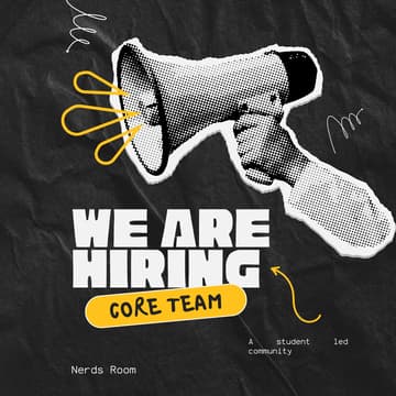 Cover Image for Nerds Room Core Team Hiring