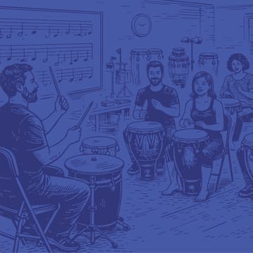 Cover Image for Taller de Percusión y Tambores - La 50 se ilumina