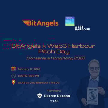 Cover Image for BitAngels x Web3 Harbour Pitch Day - Consensus Hong Kong 2026