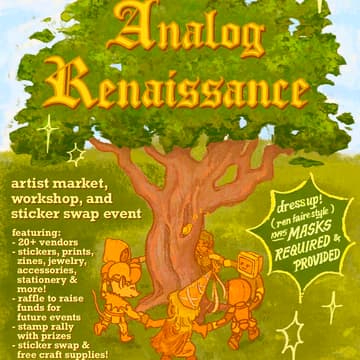 Cover Image for Ren Faire Inspired Artist Market - "Analog Renaissance" by Offline Recess