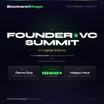 Cover Image for Founder x VC Summit: AI Capital Edition | Demo Day |  Token2049 Week 🇸🇬
