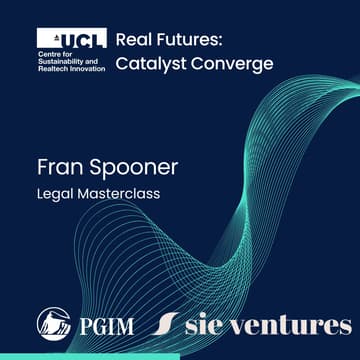 Cover Image for Real Futures: Legal Masterclass with SIE Ventures
