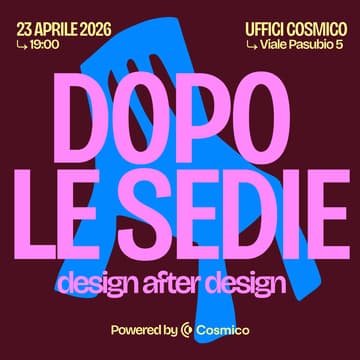 Cover Image for DOPO LE SEDIE - design after design