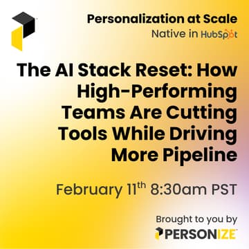 Cover Image for The AI Stack Reset: How High-Performing Teams Are Cutting Tools While Driving More Pipeline