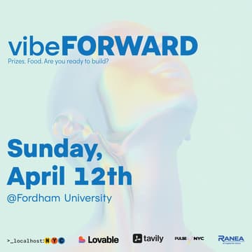 Cover Image for Vibe FORWARD at Fordham Gabelli School of Business - Powered by Lovable x Tavily