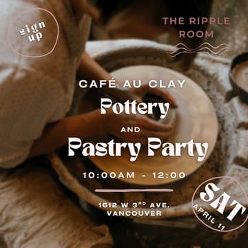 Cover Image for 🎨 Ripple Room x Café au Clay: The Ripple Room Studio Takeover 🎨