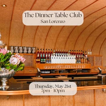 Cover Image for The Dinner Table at San Lorenzo (Miami)