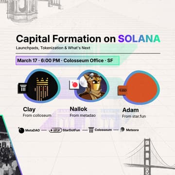 Cover Image for Capital Formation on Solana: Launchpads, Tokenization & What's Next