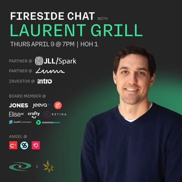 Cover Image for VC Academy x Spark SC Fireside Chat with Laurent Grill