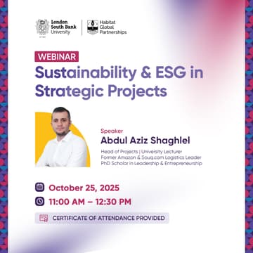 Cover Image for Sustainability & ESG in Strategic Projects