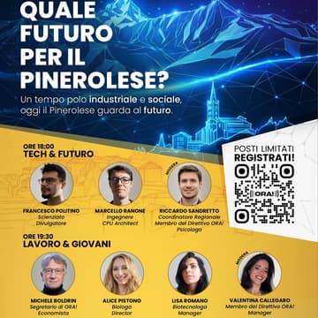 Cover Image for ORA! Piemonte - Quale Futuro Per Il Pinerolese? - con Michele Boldrin