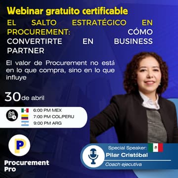 Cover Image for El Salto Estratégico en Procurement: Cómo Convertirte en Business Partner