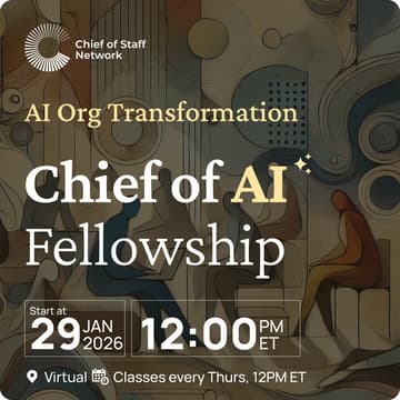 Cover Image for Chief of AI Fellowship (AI Org Transformation)