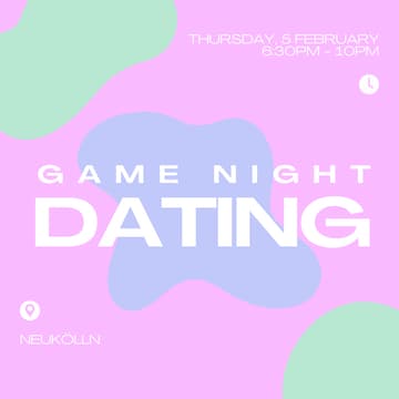 Cover Image for Game Night Dating by Kiez Date
