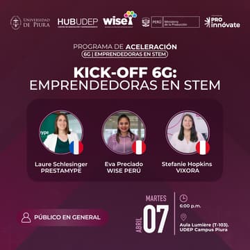 Cover Image for Kick-off 6G: Emprendedoras en STEM
