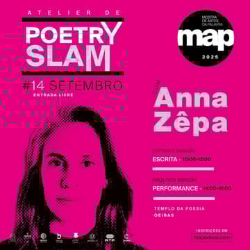 Cover Image for Atelier de Poetry Slam com anna zêpa