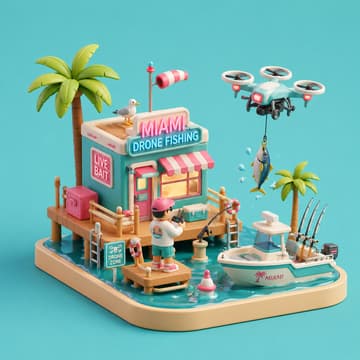 Cover Image for [Miami] Drone Fishing
