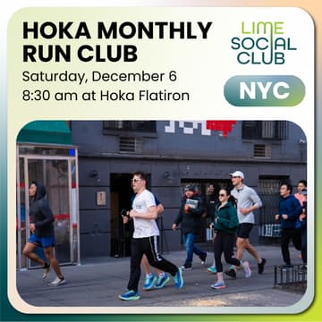 Cover Image for Hoka Monthly Run Club with Lime Social Club & Pitch N' Run