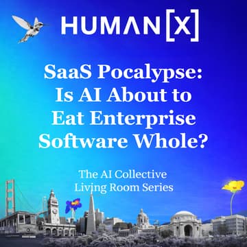 Cover Image for HumanX 2026 — The #1 AI Conference (SaaS Pocalypse: Is AI About to Eat Enterprise Software Whole?)