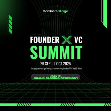 Cover Image for Founder x VC Summit | Closing Ceremony (Day 3)