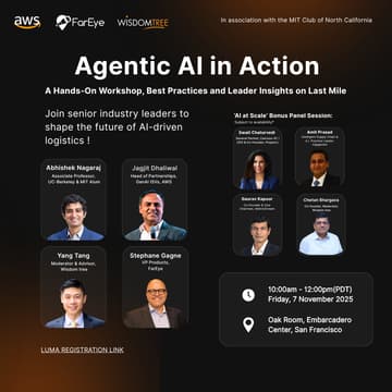 Cover Image for AWS x FarEye x Wisdom Tree: Agentic AI in Action