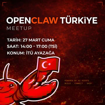 Cover Image for OpenClaw Meetup Istanbul 🦞