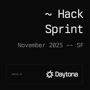 Cover Image for Daytona HackSprint - SF, November '25