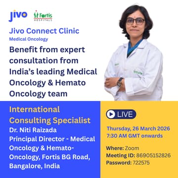 Cover Image for Jivo Connect Clinic - Medical Oncology