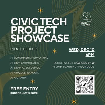 Cover Image for CivicTechWR Project Showcase | Season 6
