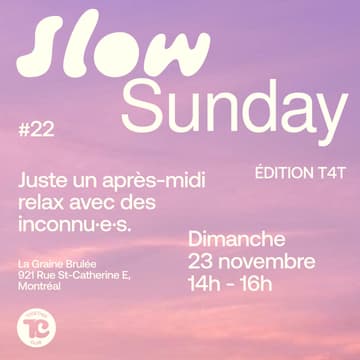 Cover Image for Slow Sunday no. 22 - Édition Trans for Trans