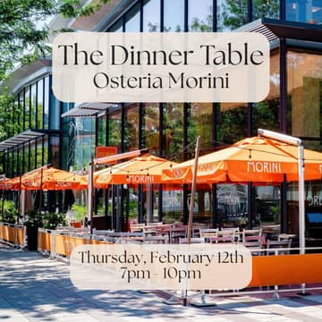 Cover Image for The Dinner Table at Osteria Morini (DC)