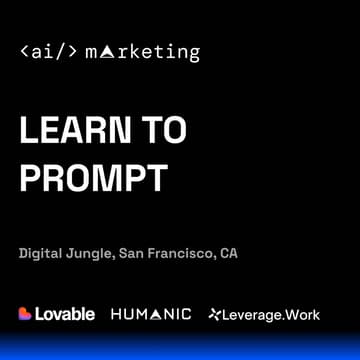 Cover Image for Learn to Prompt Hackathon | Lovable x Humanic x Leverage and more