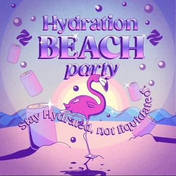 Cover Image for HYDRATION Beach Party 🦩