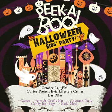Cover Image for Peek-a BOO! Kids' Halloween Party (Saturday, October 25 | 3PM)
