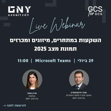 Cover Image for השקעות במתחרים, מיזוגים ומכרזים - תמונת מצב 2025