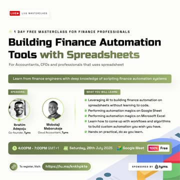 Cover Image for Building Finance Automation Tools with Spreadsheets