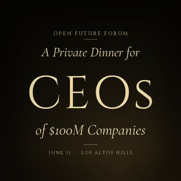 Cover Image for CEO PRIVATE DINNER