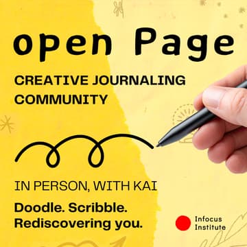 Cover Image for Open Page. Rediscover yourself through Creative Journalling, in Munich.